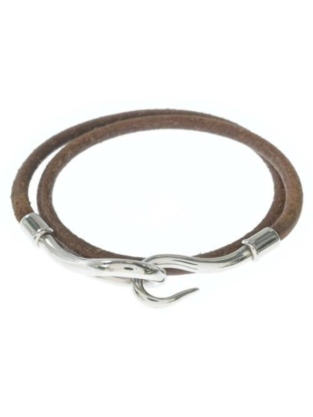 Hermes Bracelet Bangle Silver
